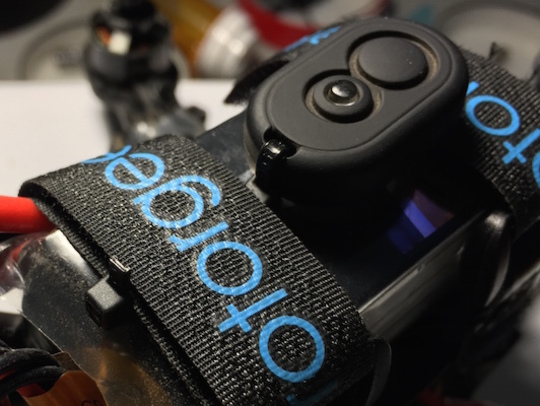 This is how the tag looks when mounted